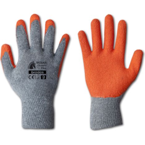Gartenhandschuhe Schutzhandschuhe HUZAR CLASSIC PLUS Arbeitshandschuhe Latex Größe 9 BRADAS 6319 (1/2)