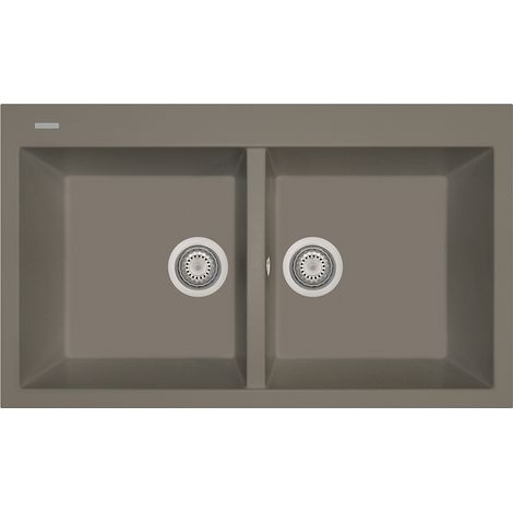 Lavello Plados composito cucina Plados AM8620 due vasche - UG72 Tartufo