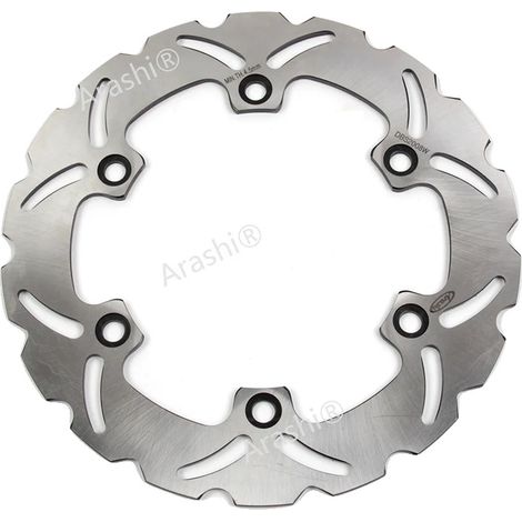 Disco de freno Rotor, acero inoxidable duradero, rendimiento mejorado, plateado (1/2)