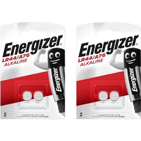 .Energizer LR 44 en Blister de 2 x 2=4 piles.
.