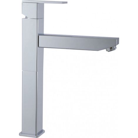 Mitigeur haut lavabo LOIRA sans siphon en laiton chromé (1/4)