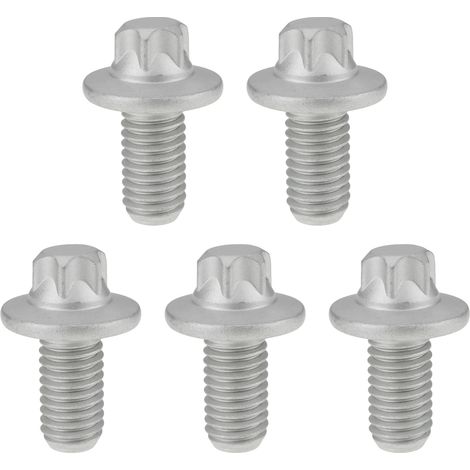 ECSiNG Lot de 5 vis Torx externes E10 M8 x 16 mm Grade 8.8 Compatible avec (1/5)