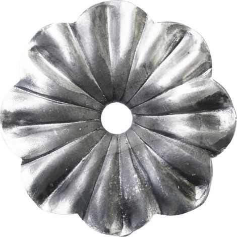 IAM DESIGN Geländerstab Rosette ø 65mm aus Schmiedeeisen - Zierelement für Treppengeländer, Schmiedeeisen (1/5)