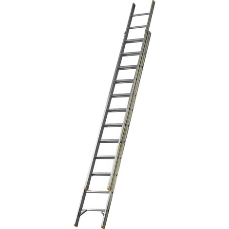 Roto Sprossen-Schiebeleiter 2-tlg Raumhöhen bis 610cm 2x12 Sprossen