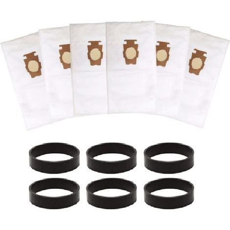Bolsa de polvo de tela y bandas de goma acanaladas para aspiradora Kirby Sentria G10 G10E (1/5)
