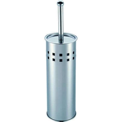 Porta scopino bagno forato acciaio 10x39 biacchi - biacchi gianfranco (1/4)
