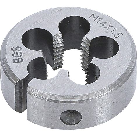 Filière Ronde - Acier Rapide - Pas 14 x 1 5 mm - Pour Taraudage Métal - Unité (1/5)