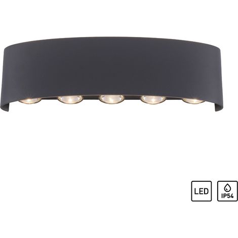 Applique esterna antracite LED 8W 3000K IP54 CARLO Paul Neuhaus