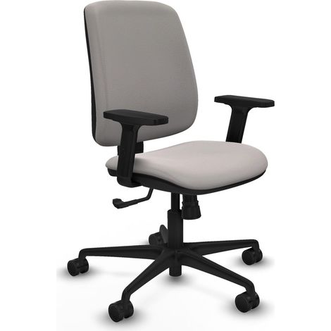 Chaise de bureau piqueras y crespo Alares blanc simili cuir (1/2)