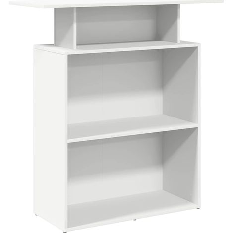 Maison Exclusive - Empfangstresen Weiß 100 x 40 x 104 cm Holzwerk