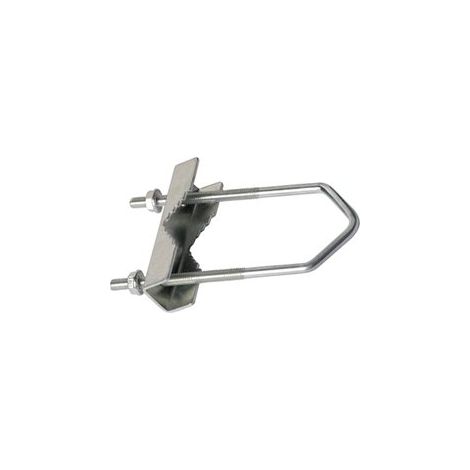 Collier de serrage en fer à cheval m6 pour mât d'antenne tp01850 (1/2)