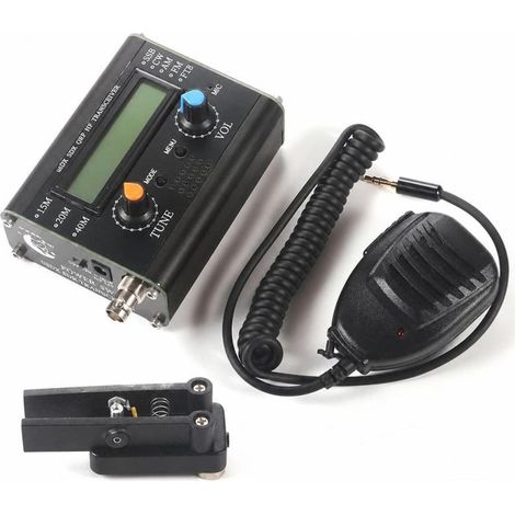 Émetteur-récepteur SDR QRP usDX 5 W QCX-SSB vers SSB 3 bandes tous modes haute fréquence avec microphone portatif (1/5)
