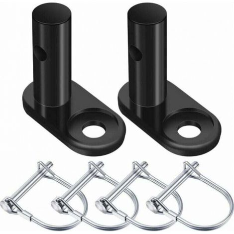 BEBUSINGOTO 2 piezas juegos de acopladores de remolque para bicicleta, conectores de enganche de remolque de acero, adaptadores de montaje de repuesto para acopladores de bicicleta. (1/5)