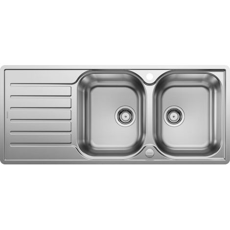 BLANCO Einbauspüle LANTOS 8 S-IF Compact Edelstahl Bürstfinish (1/5)