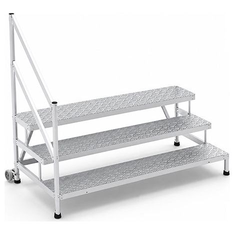 Scalino 3 gradini - Altezza max. lavoro 2.70m - Larghezza 2.05m - MP3-200-RAGCG (1/5)