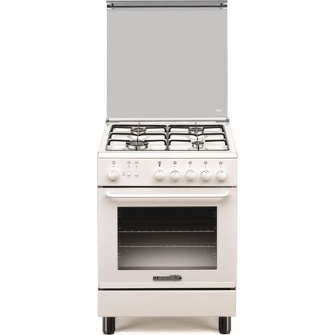 Bertazzoni La Germania Cucina Stile S640 21 W Bianca 4 Fuochi Forno 53L Gas/Elettrico