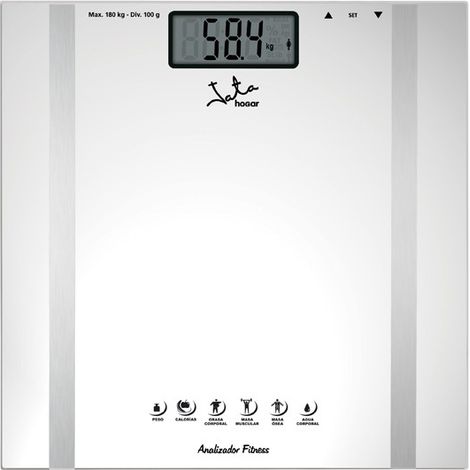 JATA BALANÇA WC ANALISADOR FITNESS MAX 180KG GRADUAÇAO 100GR