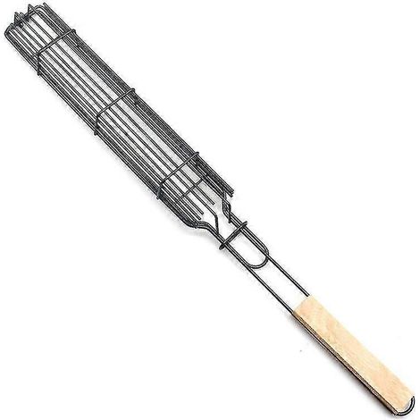 Panier/filet de barbecue pliable pour steak, viande, poisson et légumes XD2458-149 (1/5)