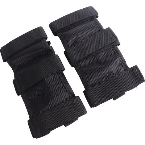 Set mit 2 schwarzen Haltegriffen für Geländefahrzeuge, verstärkte und verdickte Dachgriffe für Wrangler (1/5)