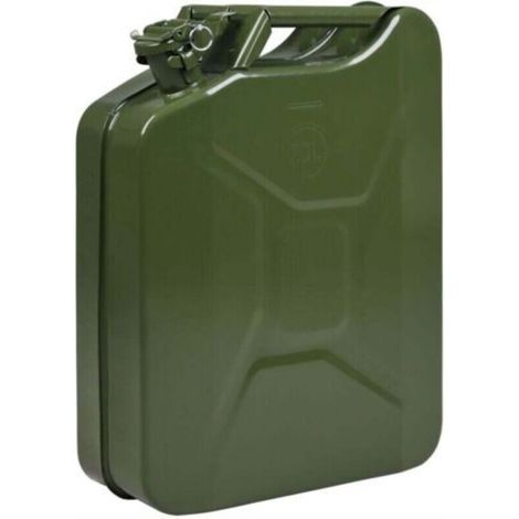 Jerrican en métal 20L homologation ONU transport stockage liquides diesel huile voiture moto bidon récipient