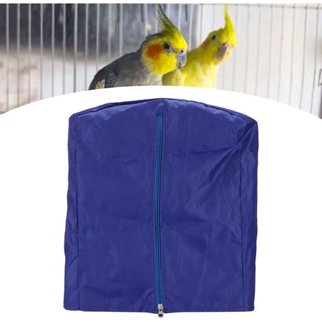 Housse carrée pour cage à oiseaux, imperméable, non toxique et respirante, offrant une protection chaude aux oiseaux. (1/5)