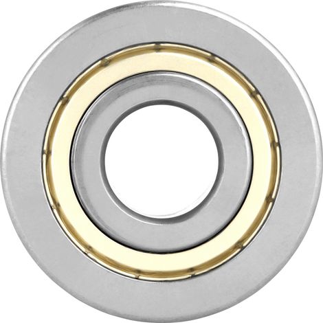 Rouleau guide rainuré en V LV204-57 avec roulement à billes étanche, acier 20x57x22mm, accessoire de précision (1/5)