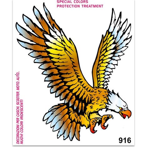 Adesivi Stickers Giganti Aquila 24 x 20 cm