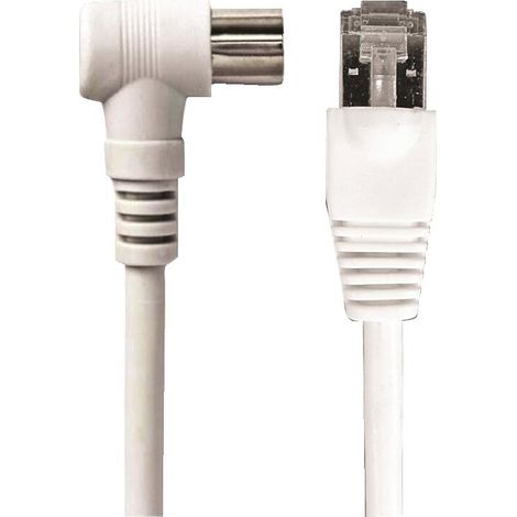 Cordon Balun IEC-RJ longueur 2 m - EVICOM