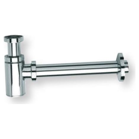 SIPHON BIDET DROIT LUXE LAITON DESIGN 35 cm CHROME - CRISTINA ONDYNA MS3651 (1/2)