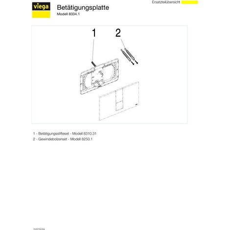Viega Visign for Style Betätigungsplatte 14 8334.1, verchromt (1/5)