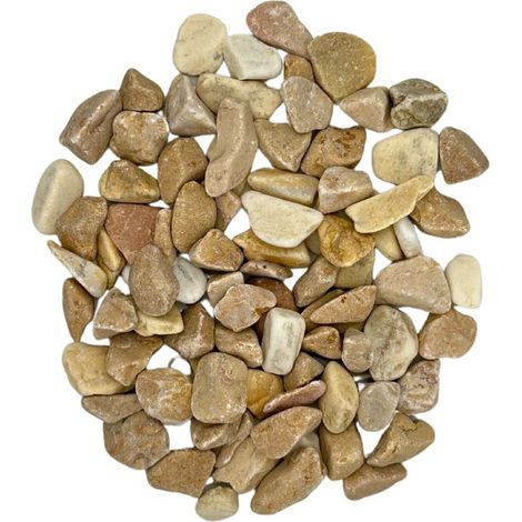 PACK +/- 1T (2 X 500Kg) Galet de Marbre Rose de Valence Ø 8/12 mm - Livraison STANDARD (1/5)
