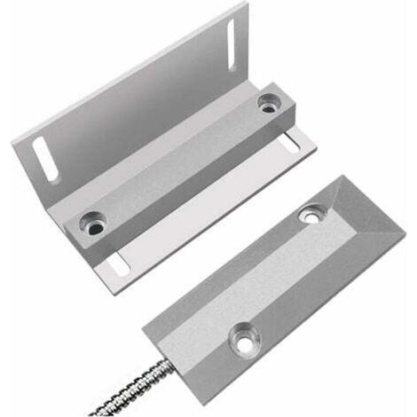 Contacts magnétiques d'alarme pour capteur d'interrupteur de porte de garage de volet roulant NC avec support en L