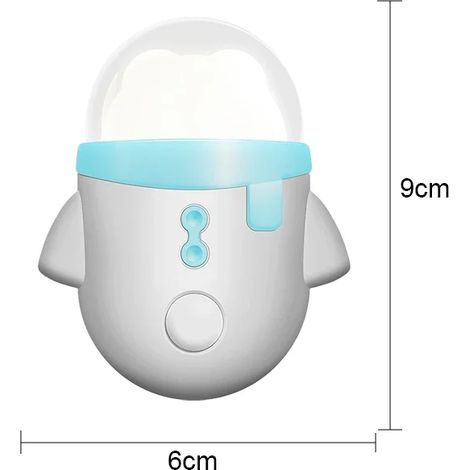 Interrupteur veilleuse LED miniature (bleu), prise standard américaine, veilleuse LED respectueuse des yeux (1/5)