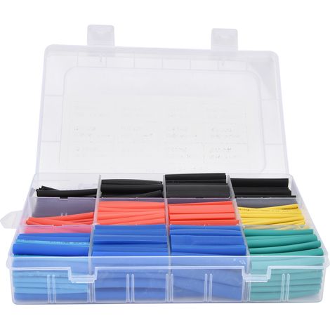 Trousse de Rétreint Thermique 560 Pièces Multicolores pour Isolation et Protection (1/5)
