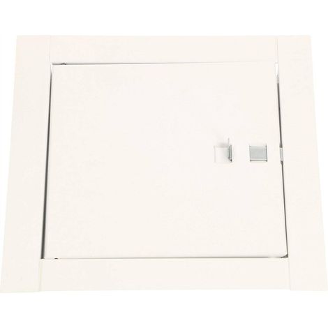 Puerta de armario pequeña pintada de 14x14 cm, BLANCA