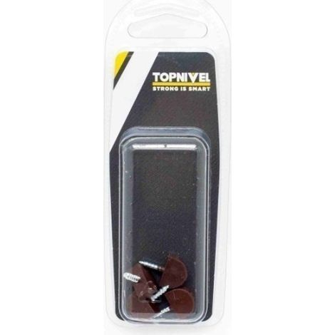 Portaestante Soporte 15X11Mm Balda Nivel Marron Vitrina  4 Pz