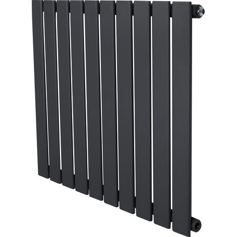 Radiatore Orizzontale Design Piatto Colonna Singola Antracite 600x700 mm (1/5)