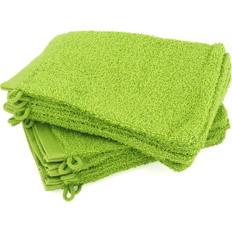 Lot de 12 gants toilette 16x21 ALPHA