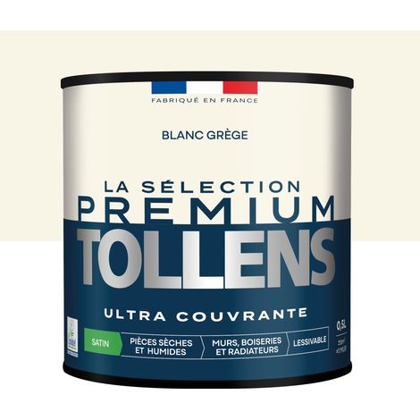 Peinture Satin Ultra Couvrante Blanc Grège  0,5 L
