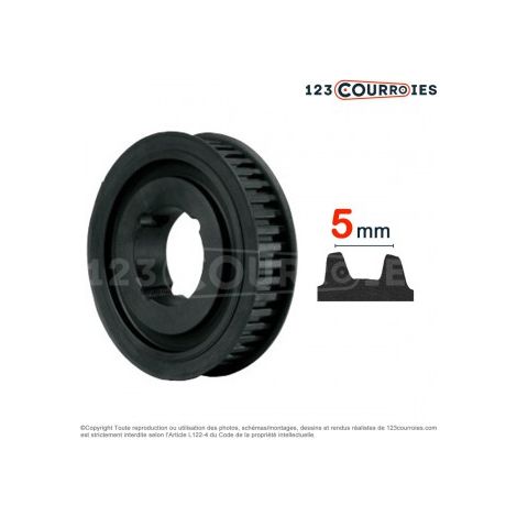 Poulie dentée moyeu amovible PD5M90-15MA