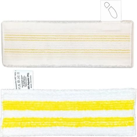 Panni per la pulizia a vapore,Panni in microfibra,Adatti per i pulitori a vapore Karcher SC1,SC2,SC3,SC4,SC5 Accessorio mocio,34,511,51 cm (1/3)