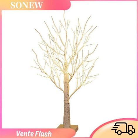 Sonew Lumière LED d'arbre Arbre lumineux de table bonsaï réaliste et élégant, arbre spirituel lumineux à LED avec base linge kit (1/5)