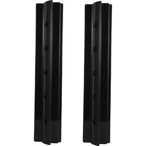 Support Panneau Solaire Abs Noir 2pcs pour Vr et Bateau Installation Flexible, Résistant Froid, la Chaleur L'humidité, Support de Montage Fiable (1/5)