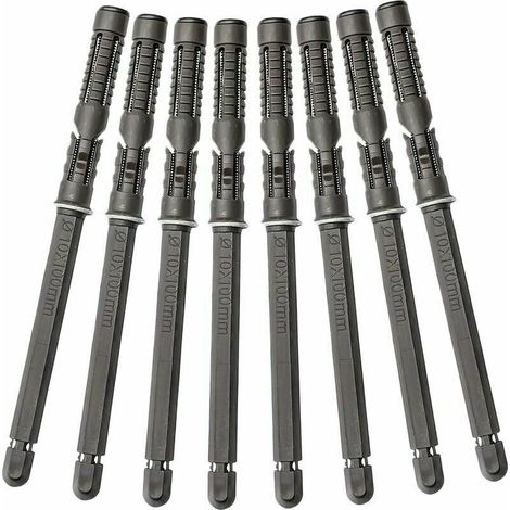 Supports étagères murales invisibles – Lot de 8 – Capacité de charge 40 kg – Acier trempé pour fixation sur bois et maçonnerie (1/5)