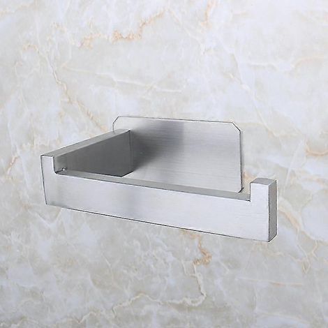 Porte-essuie-tout sous meuble de cuisine, mural et non percé, en acier inoxydable 304 (1/5)