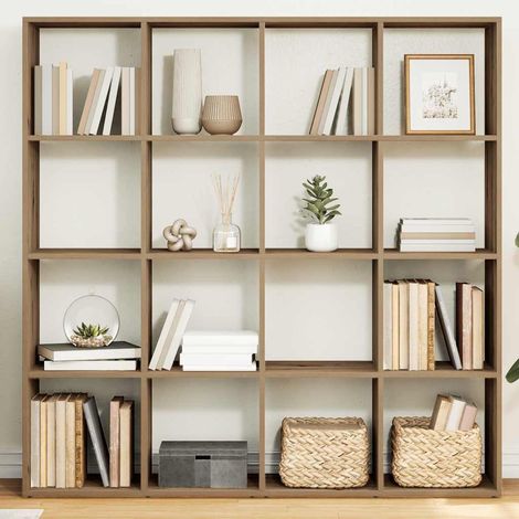 Bücherregal Artisan-Eiche 137,5x29x137,5 cm Holzwerkstoff