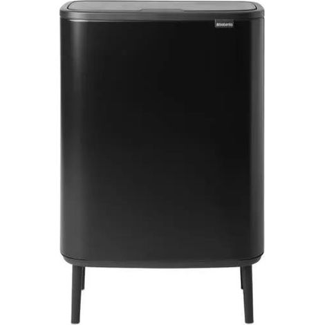 Brabantia BO Touch Bin Hi papelera negra mate 60L