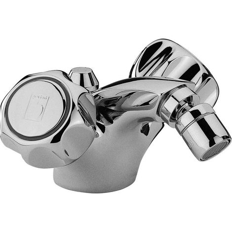 Monoblock Bidetarmatur mit Uberlaufgarnitur 1"1/4 Paini Arno 37CR326 Chrom - Überlaufgarnitur 1"1/4 (1/2)