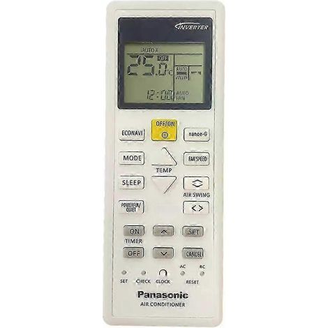 Nouvelle télécommande pour climatiseurs Panasonic A75C00370, A75C12670, A75C03420, A75C00510 et A75C01990 (1/5)