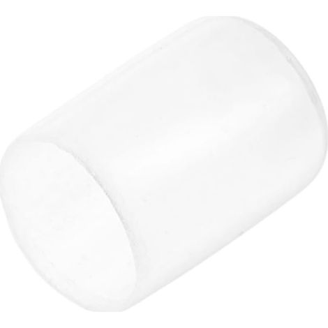 20pcs Rubber End Caps 13mm (1/2") Inner Diameter PVC Vinyl Round Covers for Tubes, Bolts, Thread Guards, Clear (1/5)